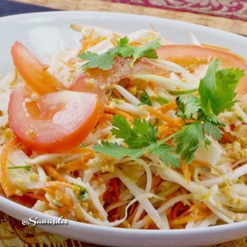 Salade de papaye verte