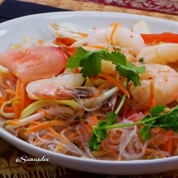 Salade de vermicelles aux crevettes