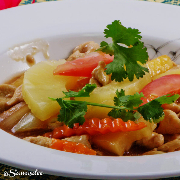 Poulet à l&#39;ananas