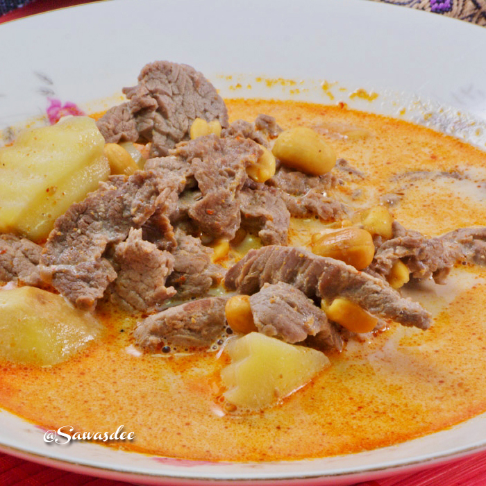 Boeuf au curry matsamann