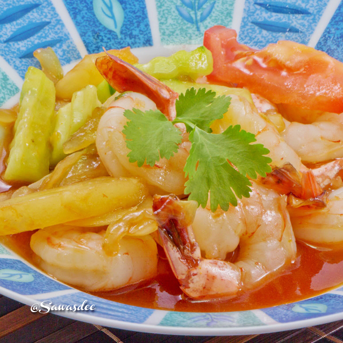 Crevettes au sauce aigre-doux