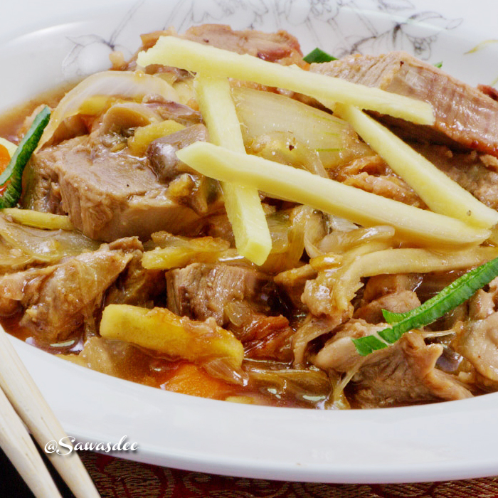 Canard au gingembre