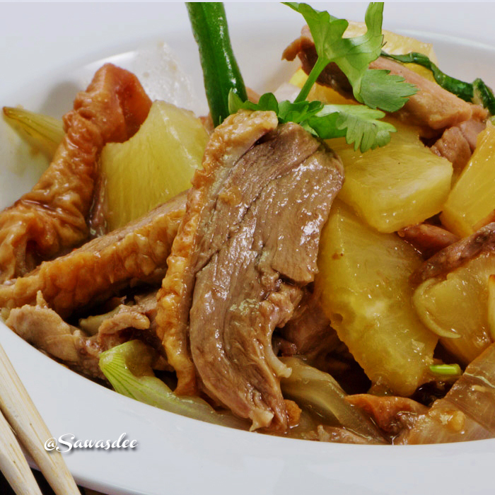 Canard à l&#39;ananas