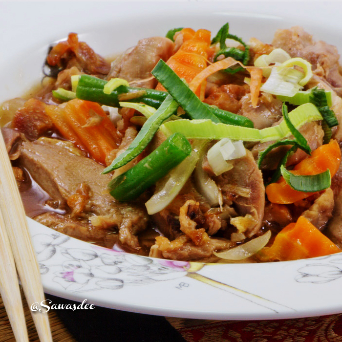 Canard sauté thaï
