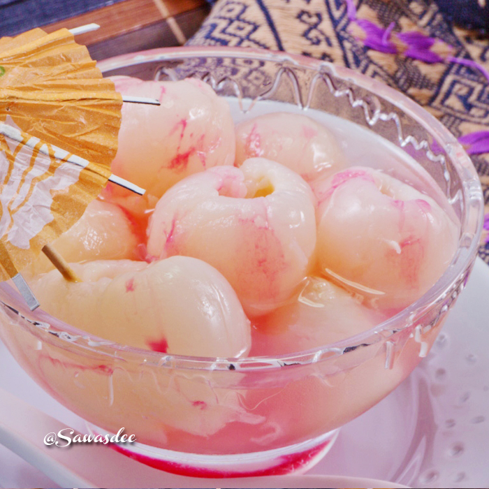 Lychees au sirop thaï